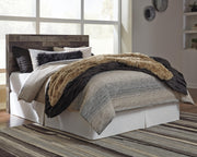 Derekson Multi Gray Queen Panel Headboard, Dresser, Chest and Nightstand - B200B56