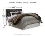 Derekson Multi Gray Queen Panel Headboard, Dresser, Chest and Nightstand - B200B56