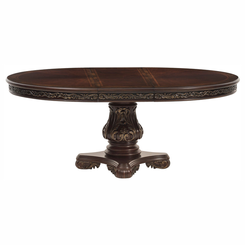 Deryn Park Cherry Extendable Round/Oval Dining Set - Gate FurnitureDining Room Set