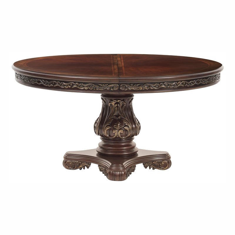 Deryn Park Cherry Extendable Round/Oval Dining Set - Gate FurnitureDining Room Set