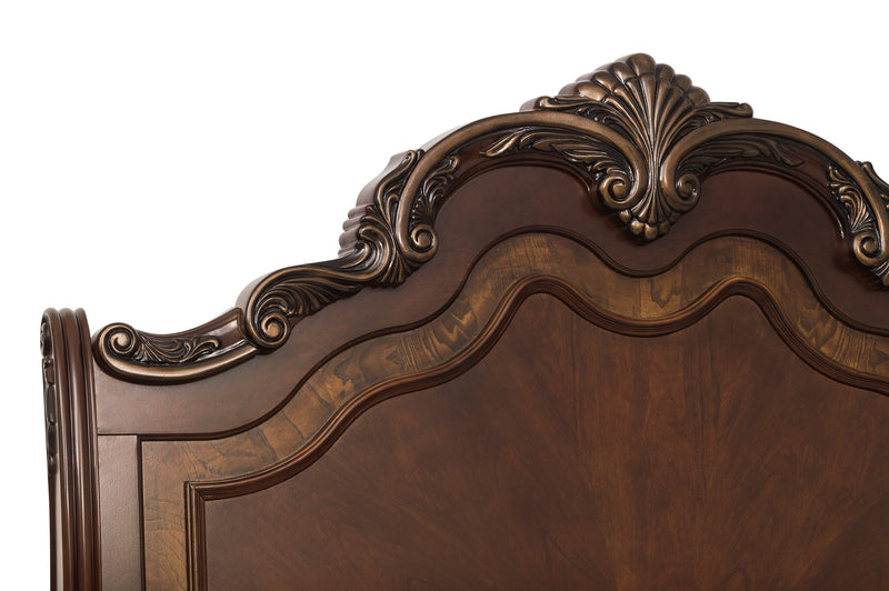 Deryn Park Cherry Sleigh Bedroom Set - Gate FurnitureBedroom Set