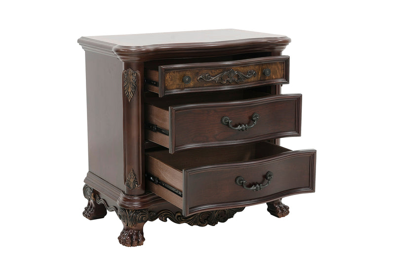 Deryn Park Cherry Sleigh Bedroom Set - Gate FurnitureBedroom Set