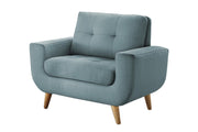 Deryn Teal Living Room Set - Gate FurnitureLiving Room Set