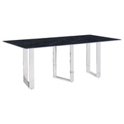 Desden 79-inch Rectangular Sintered Stone Dining Table Grey - 109361