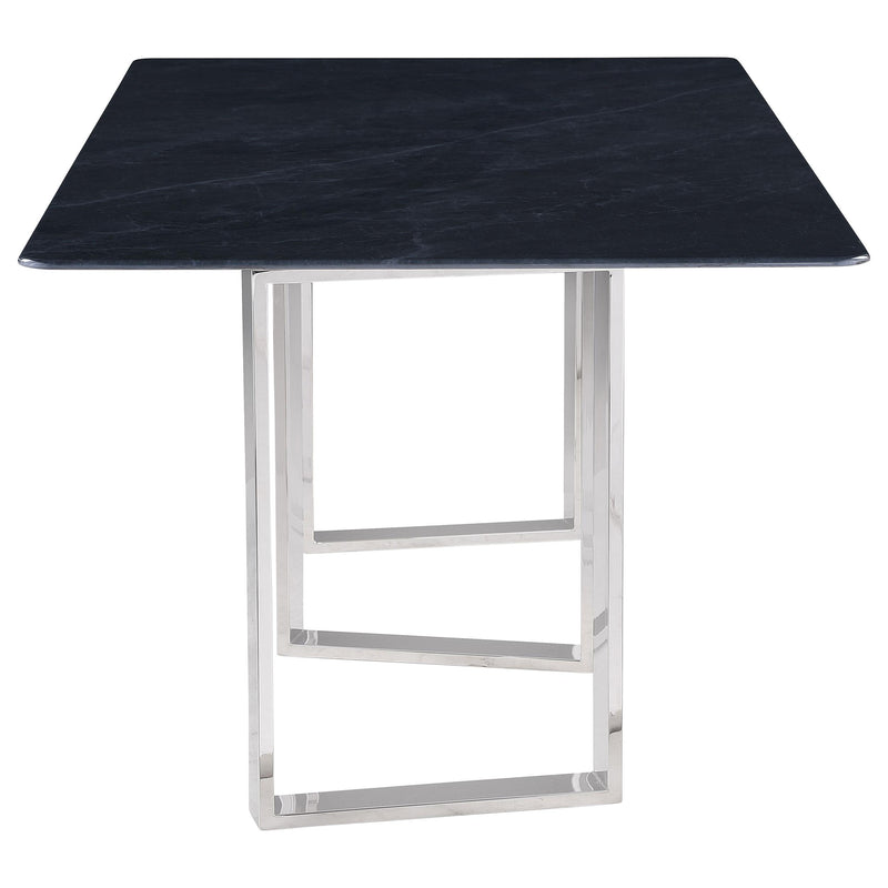 Desden 79-inch Rectangular Sintered Stone Dining Table Grey - 109361