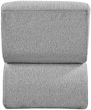 Desiree Boucle Fabric Upholstered Accent Chair in Grey - 599Grey
