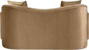 Destin 70" Velvet Upholstered Upholstered Loveseat in Beige - 44052Beige-L