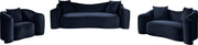 Destin 70" Velvet Upholstered Upholstered Loveseat in Blue - 44052Navy-L