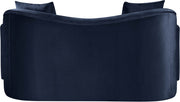 Destin 70" Velvet Upholstered Upholstered Loveseat in Blue - 44052Navy-L
