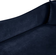 Destin 70" Velvet Upholstered Upholstered Loveseat in Blue - 44052Navy-L