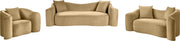 Destin 70" Velvet Upholstered Upholstered Loveseat in Camel - 44052Camel-L