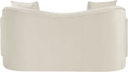 Destin 70" Velvet Upholstered Upholstered Loveseat in Cream - 44052Cream-L