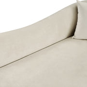Destin 70" Velvet Upholstered Upholstered Loveseat in Cream - 44052Cream-L