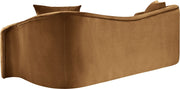 Destin 91" Velvet Upholstered Upholstered Sofa in Saddle - 44052Saddle-S