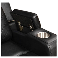 Detroit Black Sofa & Loveseat & Chair - DETROIT-BK-SLC