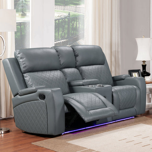 Detroit Gray Loveseat - DETROIT-GRY-LS