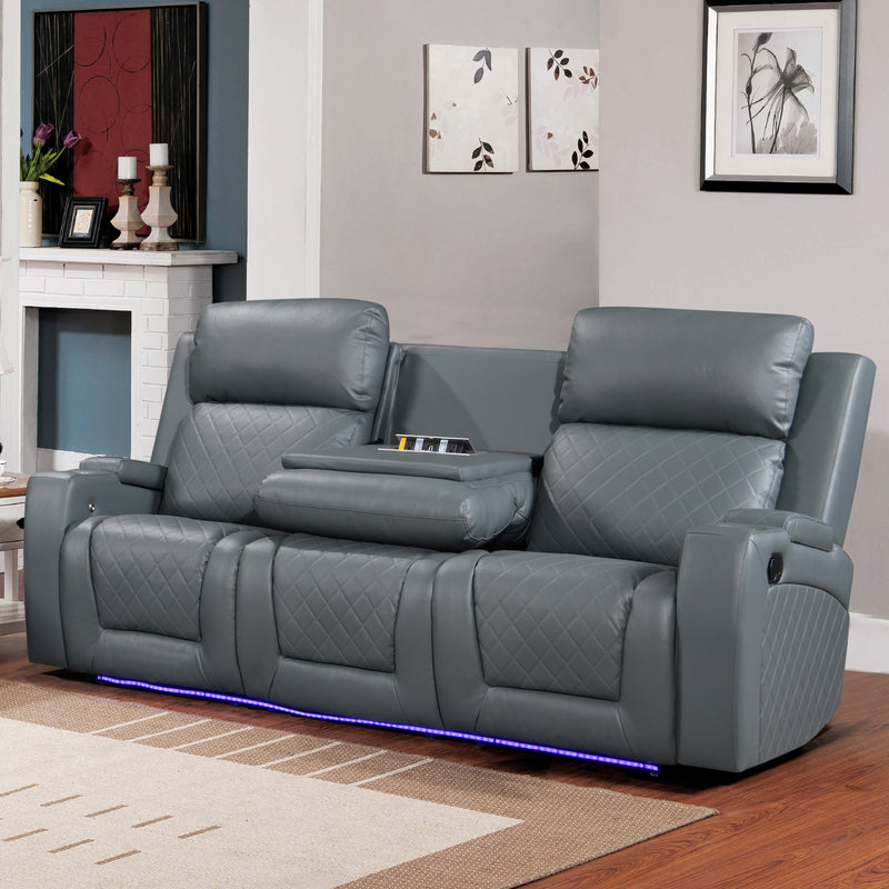 Detroit Gray Sofa - DETROIT-GRY-SF