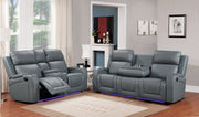 Detroit Gray Sofa & Loveseat - DETROIT-GY-SLS