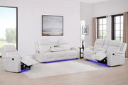 Detroit White Sofa & Loveseat & Chair - DETROIT-WT-SLC