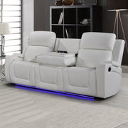 Detroit White Sofa & Loveseat & Chair - DETROIT-WT-SLC