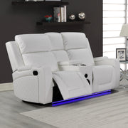Detroit White Sofa & Loveseat & Chair - DETROIT-WT-SLC
