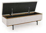 Dettaford Next-Gen Nuvella Stone Storage Bench - A3000848
