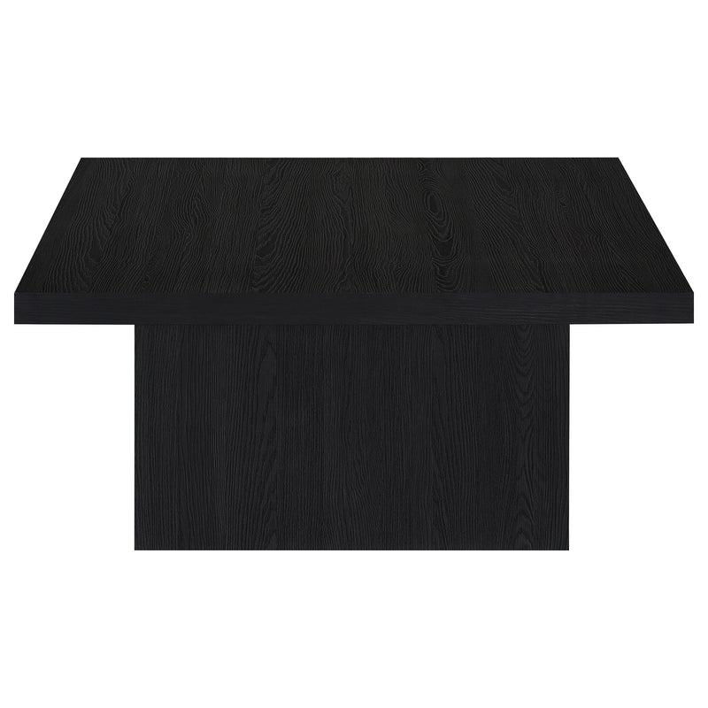 Devar 2-piece Square Cocktail Coffee End Table Set Black - 706408-S2