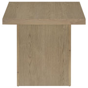 Devar 2-piece Square Cocktail Coffee End Table Set Latte - 710918-S2