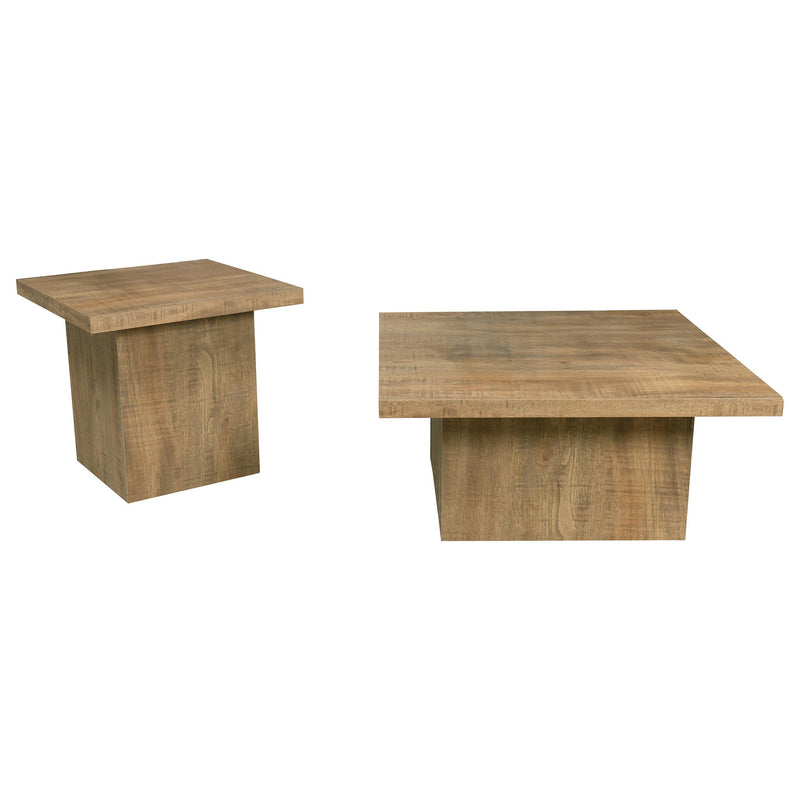 Devar 2-piece Square Coffee and End Table Set Mango - 708068-S2
