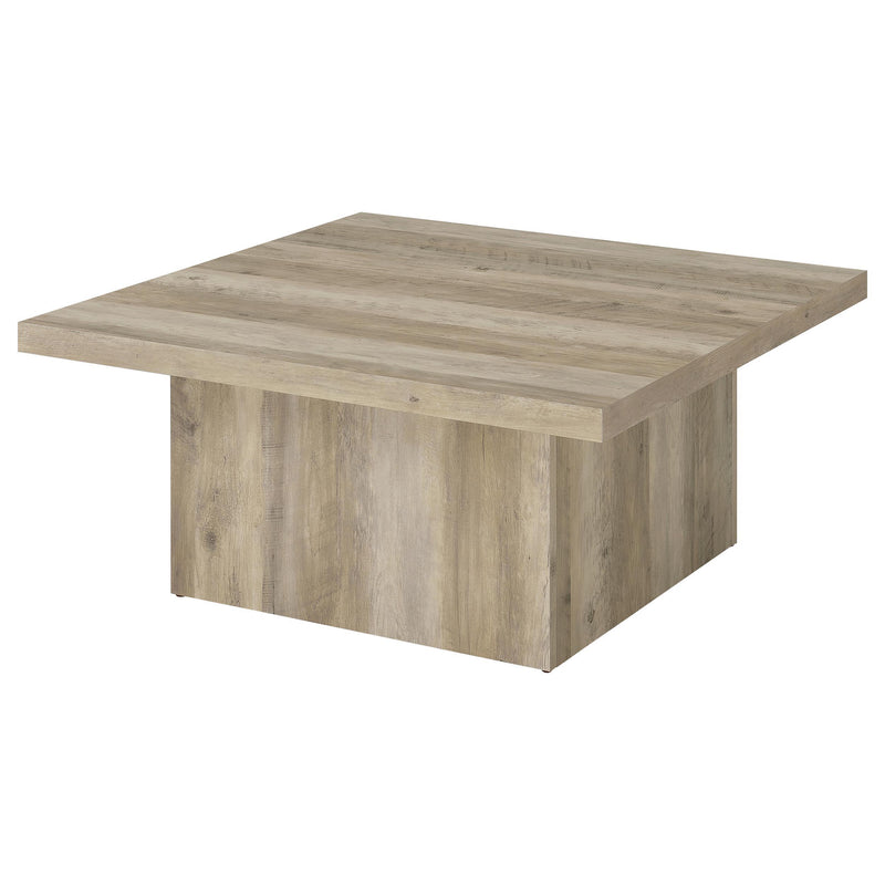 Devar 2-piece Square Coffee End Table Set Distressed Pine - 710878-S2