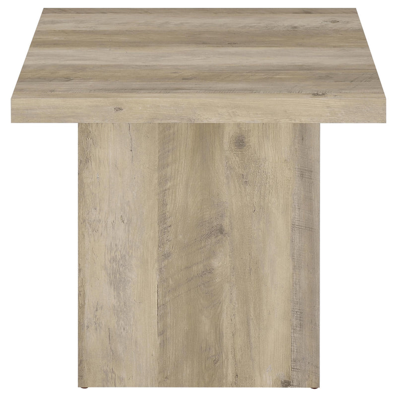 Devar 2-piece Square Coffee End Table Set Distressed Pine - 710878-S2