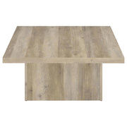 Devar 3-piece Square Coffee End Table Set Distressed Pine - 710878-S3