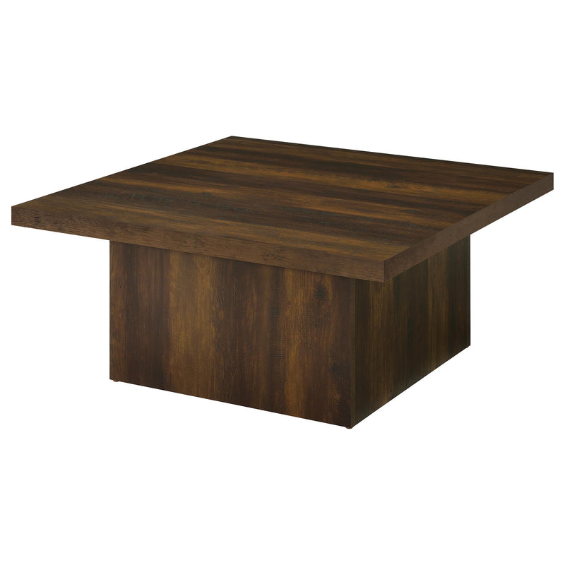 Devar Square Engineered Wood Cocktail Coffee Table Dark Pine - 710888