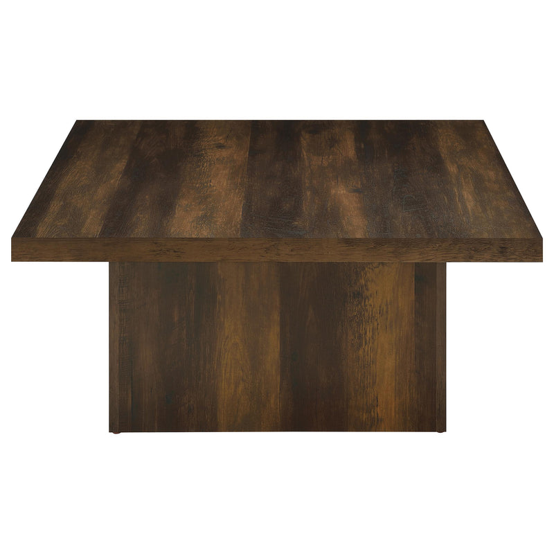 Devar Square Engineered Wood Cocktail Coffee Table Dark Pine - 710888
