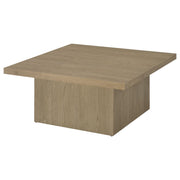 Devar Square Engineered Wood Cocktail Coffee Table Latte - 710918