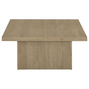 Devar Square Engineered Wood Cocktail Coffee Table Latte - 710918