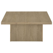 Devar Square Engineered Wood Cocktail Coffee Table Latte - 710918