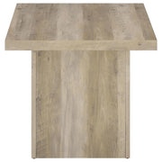 Devar Square Engineered Wood End Table Distressed Pine - 710877