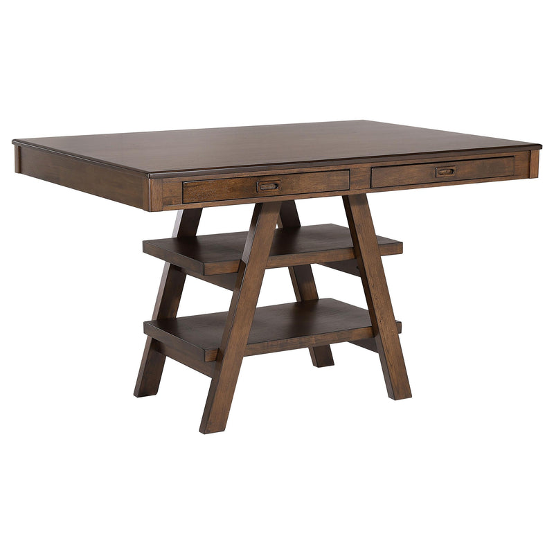 Dewey 5-piece Rectangular Dining Table Set Walnut - 115208-S5