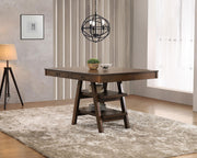 Dewey Rectangular 60-inch Counter Height Dining Table Walnut - 115208