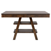 Dewey Rectangular 60-inch Counter Height Dining Table Walnut - 115208