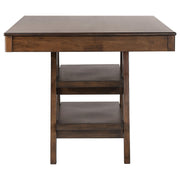 Dewey Rectangular 60-inch Counter Height Dining Table Walnut - 115208