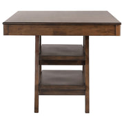 Dewey Rectangular 60-inch Counter Height Dining Table Walnut - 115208