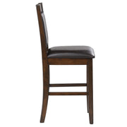 Dewey Upholstered Counter Chair Walnut (Set of 2) - 115209