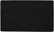 Dexter Corduroy Full Bed in Black - Gate FurnitureFull Bed