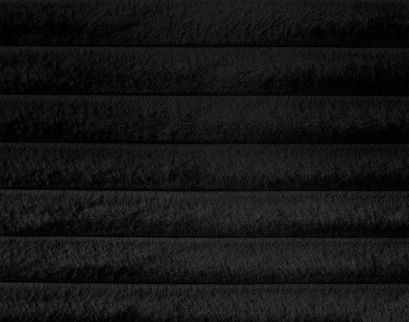 Dexter Corduroy Twin Bed in Black - Gate FurnitureTwin Bed