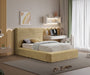 Dexter Corduroy Twin Bed in Camel - Gate FurnitureTwin Bed