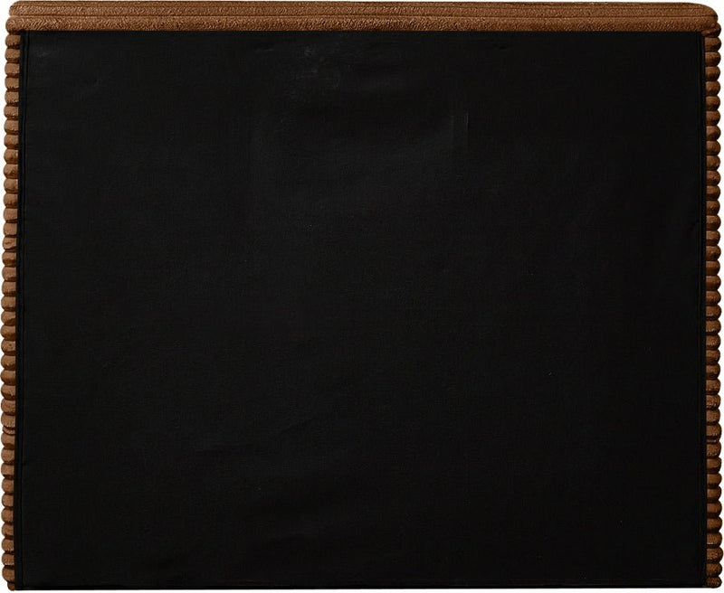 Dexter Corduroy Twin Bed in Saddle - Gate FurnitureTwin Bed