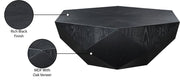 Diamante Oak Veneer Coffee Table in Black - 234Black-CT
