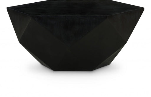 Diamante Oak Veneer Coffee Table in Black - 234Black-CT